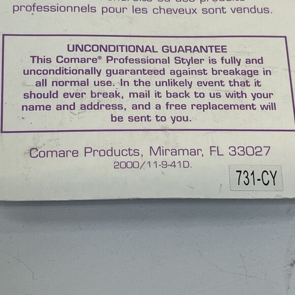 New Mark II Comb Pick Professional Series Comare‎ C3330001 Stainless Steel Lift - Picture 5 of 6